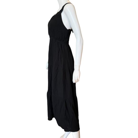* New ~ STEVE MADDEN ~Amira Tiered Cotton Midi Dress Size S - Picture 6 of 8